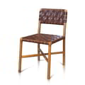 Dining Chair Seed In Teak With Genuine Leather icon