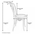 Dining Chair Tonet Oliver Wooden Seat icon