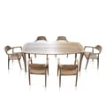 Dining Table Boat Shape Mid Cnetury icon