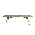 Dining Table Oval Top In Teak New Size E icon