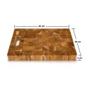 End Grain Cutting Board Teak Wood