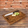 End Grain Cutting Board Teak Wood