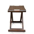 Foldable Stool With Leather icon