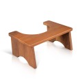 Folding Teak Toilet Stool Bath Room