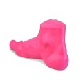 Foot Sculpture Replica Neon Pink Color