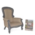 Grandfather Chair Mini Grey