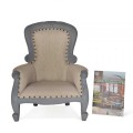 Grandfather Chair Mini Grey