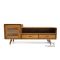 Teak TV Stand 2 Drawers Front Details.1