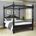 King Size Queen Anne Style Bed Natural Black icon