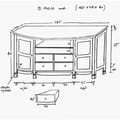 Laurent Oval Big 4 Drawers Hungary icon