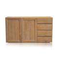 Ledge Sideboard With 2 Doors And 4 Drawers In All Wood