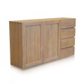 Ledge Sideboard With 2 Doors And 4 Drawers In All Wood