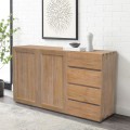 Ledge Sideboard With 2 Doors And 4 Drawers In All Wood