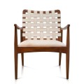 Lounge Chair New Fifties Mda Woven Leather icon