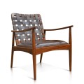 Lounge Chair New Fifties Mda Woven Leather icon