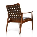 Lounge Chair New Fifties Mda Woven Leather icon