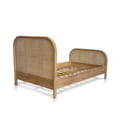 Luna Bed In Teak With Rattan With Super Single 109x193 icon