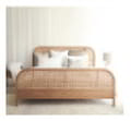 Luna Bed In Teak With Rattan With Super Single 109x193 icon