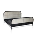 Luna Rattan Bed 183 X 193 - Singapore King - Black icon