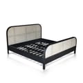 Luna Rattan Bed 183 X 193 - Singapore King - Black icon