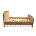 Luna Rattan Bed In Teak With Rattan Weaving Auk Mattress Size 183x205 icon