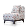 Metro Armless Chair With Spring Upholstery