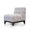 Metro Armless Chair With Spring Upholstery