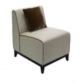 Metro Armless Chair With Spring Upholstery