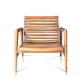 Mid Century Chair Natural Teak 1 St icon