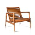 Mid Century Chair Natural Teak 1 St icon