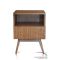 Mid century nightstand front detail