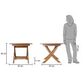 Mini Folding Quare Table