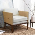 Mufti Riviera Chair With Natural Rope + Cushion