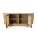 Naumi Sideboard In Teak With Rattan 200 Cm