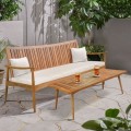 New Fifties Sofa Od 3s Teak Slats