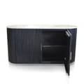 New Moher Sideboard 2 Door Travertine  Black icon