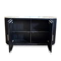 New Moher Sideboard 2 Door Travertine  Black icon