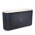 New Moher Sideboard 2 Door Travertine  Black icon