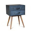 Portobello Bedside In Black Leather icon