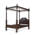 Queen Anne Bed 122x192 Cm Mahogany icon