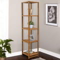 Rack Display Teak Minimalist icon