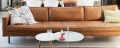 Rf.43 Sofa 3 Seater, Light Rust Color Leather, Almost Camel Color