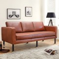 Rf.43 Sofa 3 Seater, Light Rust Color Leather, Almost Camel Color