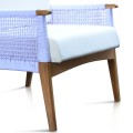 Riviera Mutfi Chair Off White Rope + Cushion