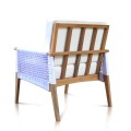 Riviera Mutfi Chair Off White Rope + Cushion