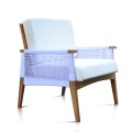 Riviera Mutfi Chair Off White Rope + Cushion