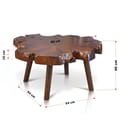 Root Teak Wood Coffee Table icon