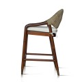 Rope And Brass Bar Stool