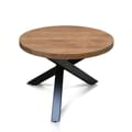 Round Coffee Table D.70 Black Metal Legs icon