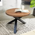 Round Coffee Table D.70 Black Metal Legs icon